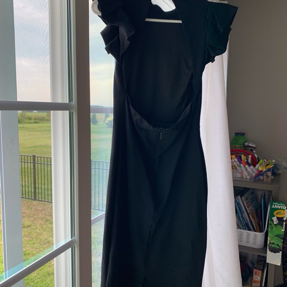 Lulus black backless dress - Picture 6 of 9